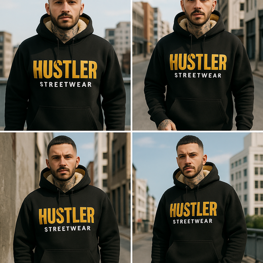 Hustler Streetwear Premium Fleece-Lined Hoodie