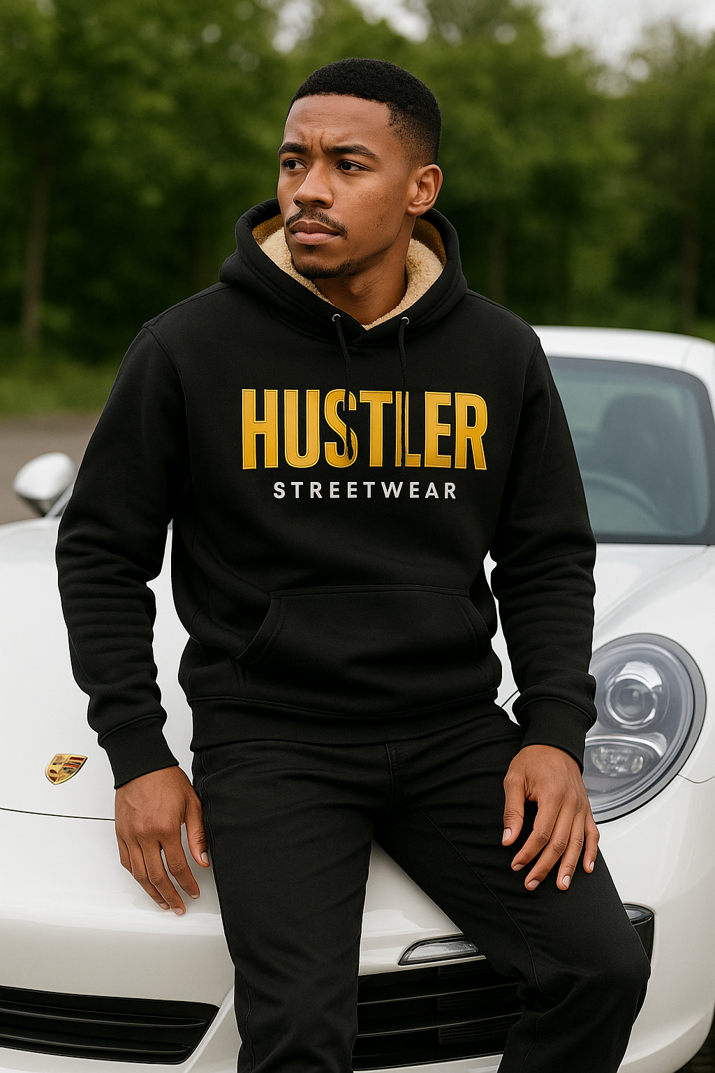 Hustler Streetwear Premium Fleece-Lined Hoodie