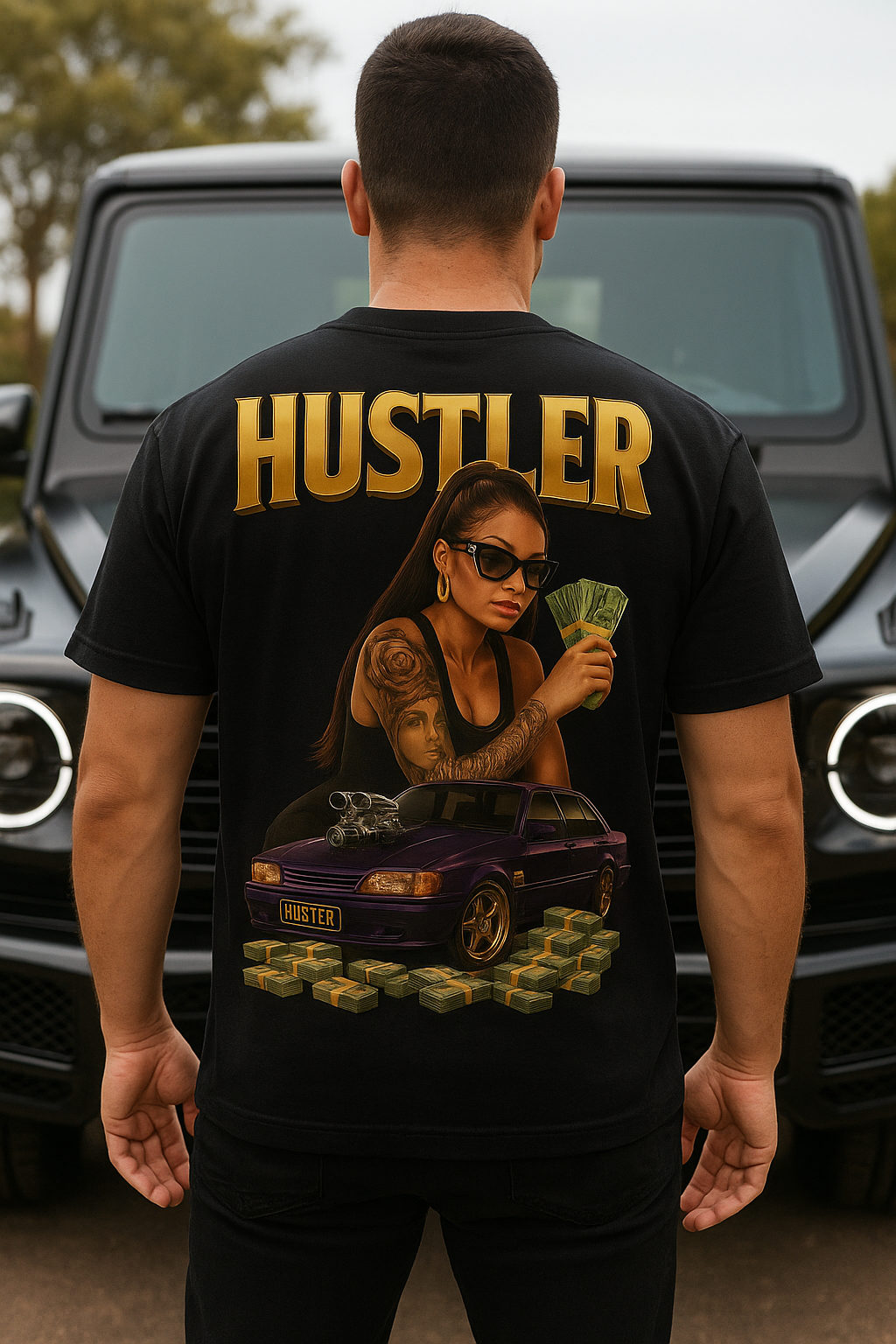 Short sleeve HUSTLER tshirt